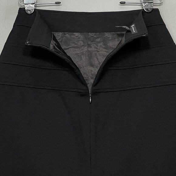 INC International Concepts Pencil Skirt Size 8 Black Ponte Knit Bodycon Bandage - Picture 5 of 7